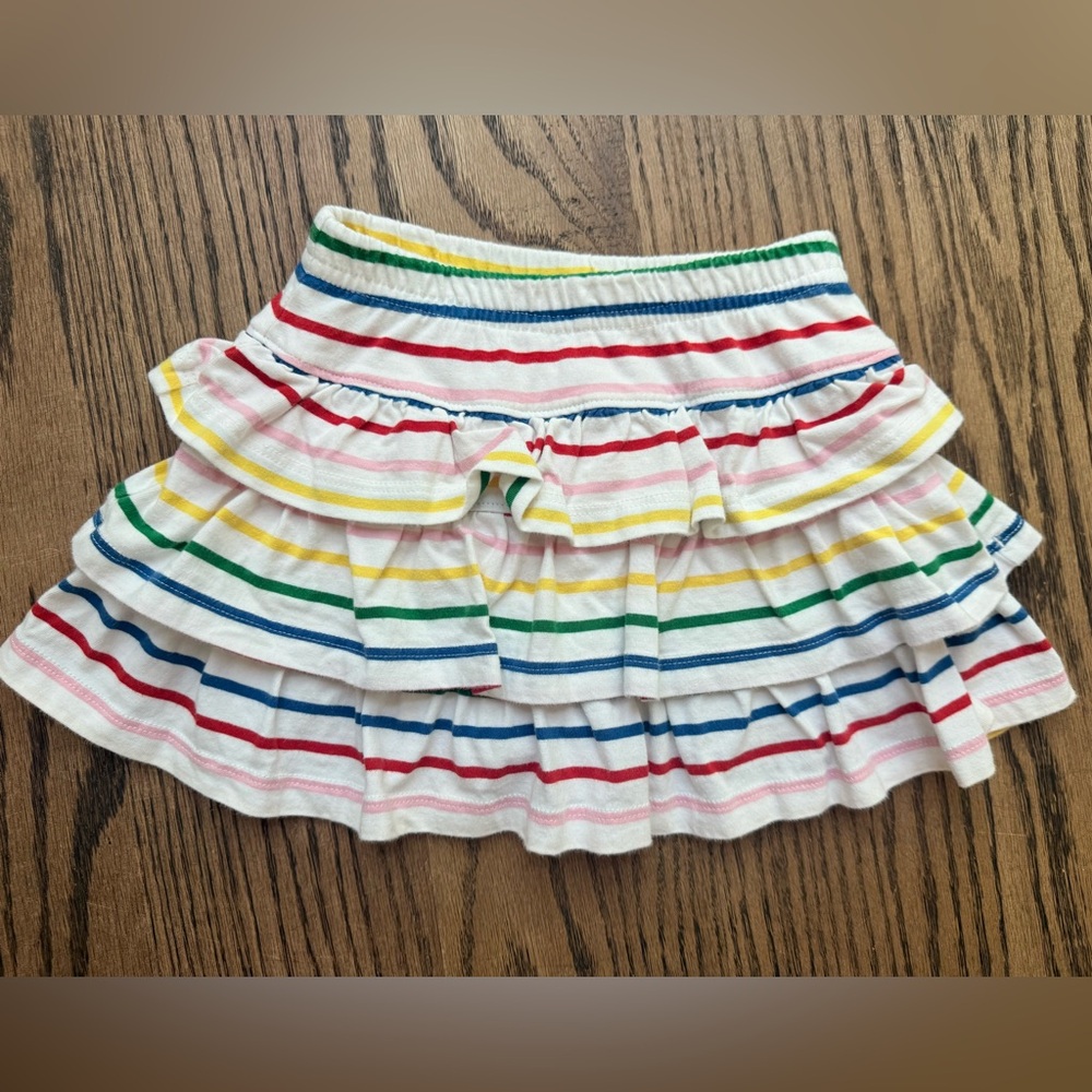 Hanna Andersson Multicolor Striped Skort